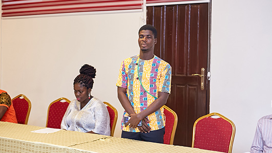 Nicholas Annan, A Former Student Of Mansokwaa Kiphart Community School (KCS) Becomes The First Recipient Of The Kiphart-Eduful Scholarship (KES)